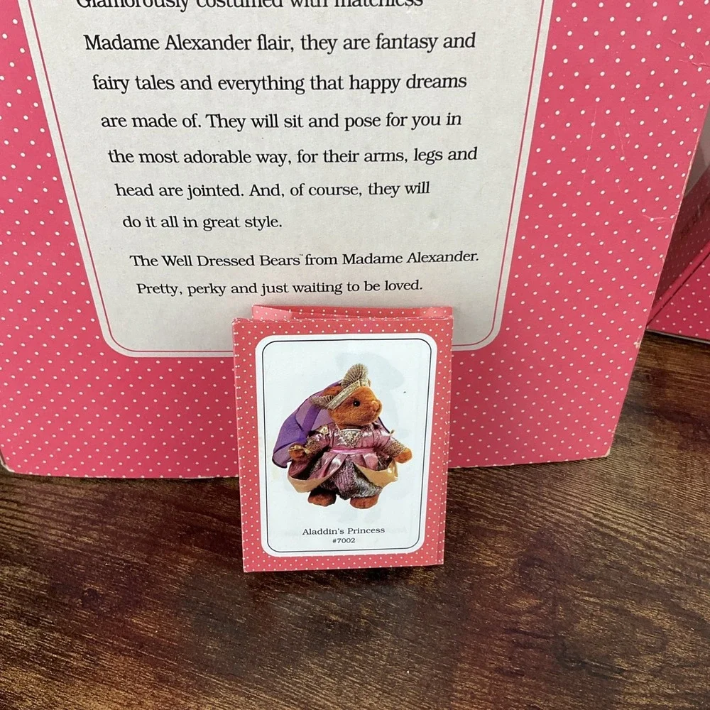 Madame Alexander Aladdin And Aladdin's Princess Teddy Bears